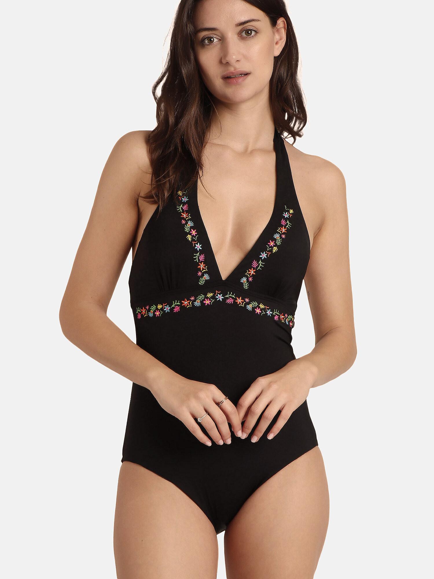 Admas  Maillot de bain 1 pièce dos nu préformé Mexican Otomi 