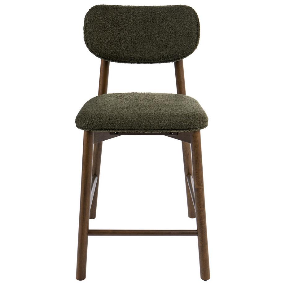 Beliani Set mit 2 Barstühlen aus Bouclé Retro MILLS  
