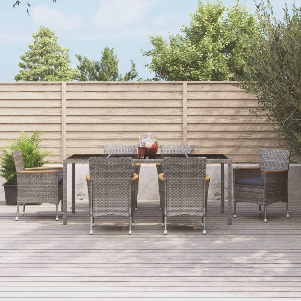 VidaXL Garten essgruppe poly-rattan  