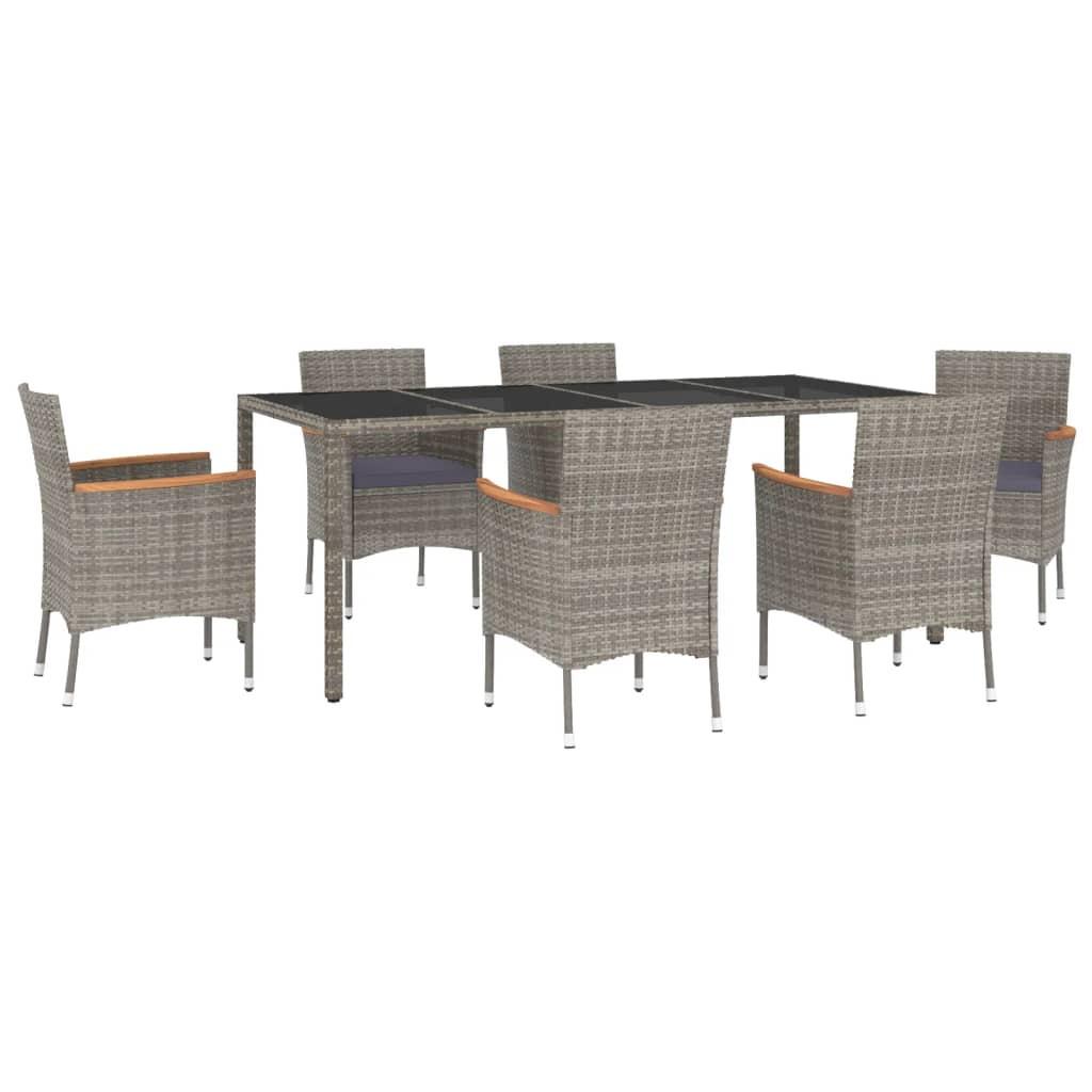 VidaXL Garten essgruppe poly-rattan  