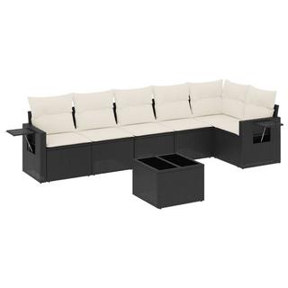 VidaXL set divano da giardino Polirattan  