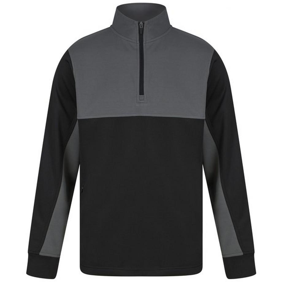 Trainingsjacke mit kurzem Reißverschluss