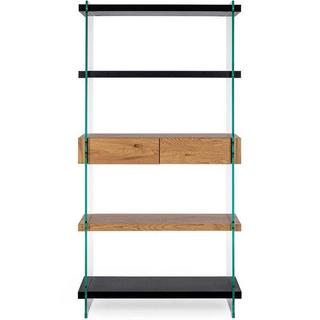 mutoni Bücherschrank Line Wood 90x39x180  