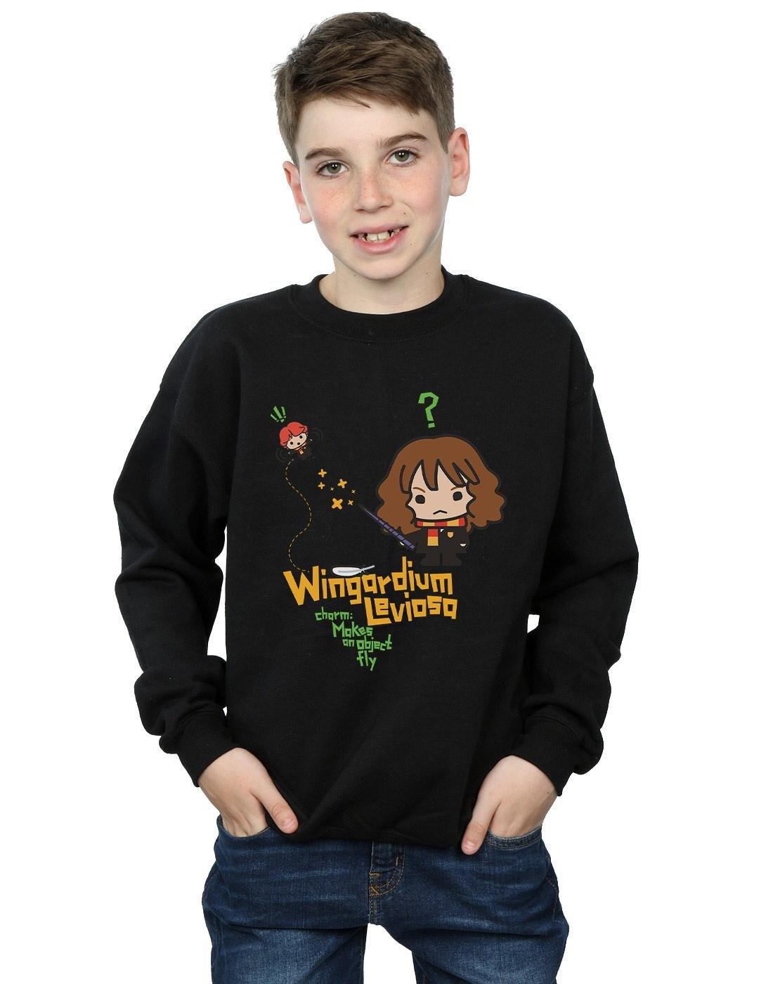 HARRY-POTTER  Wingardium Leviosa Sweatshirt 