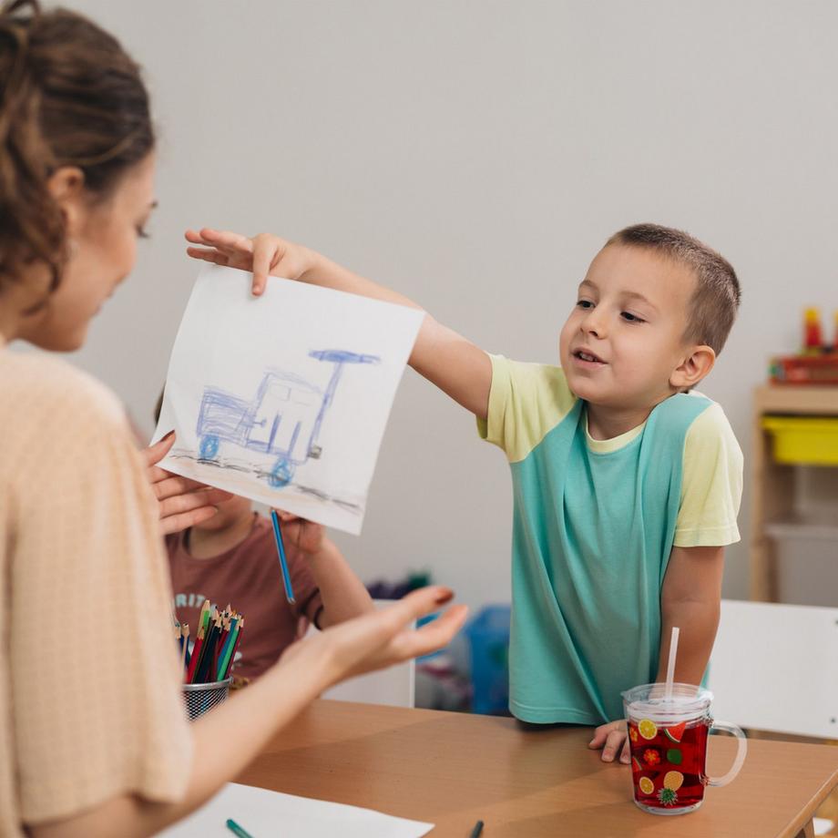 B2X  2er-Set Kindergläser mit Fruchtmotiven 