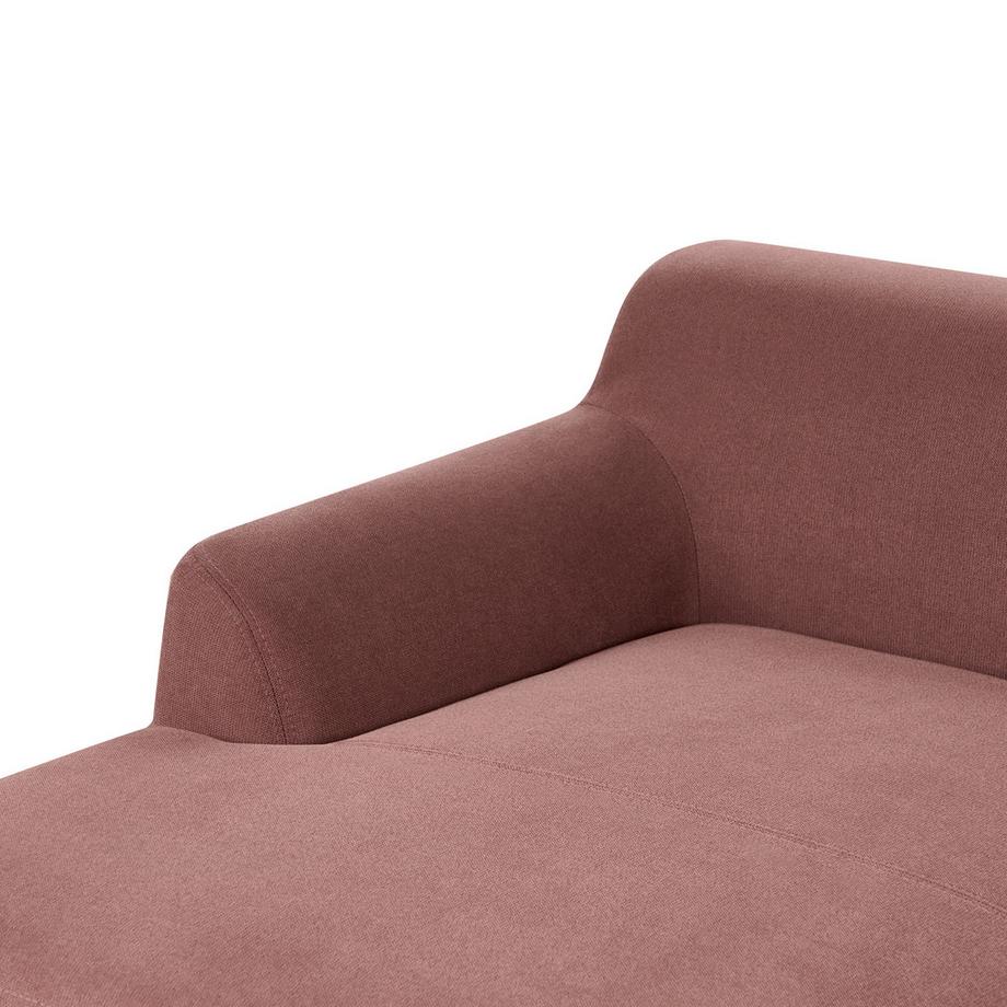 Beliani Rechtsseitiges Ecksofa aus Stoff  SOSJO  