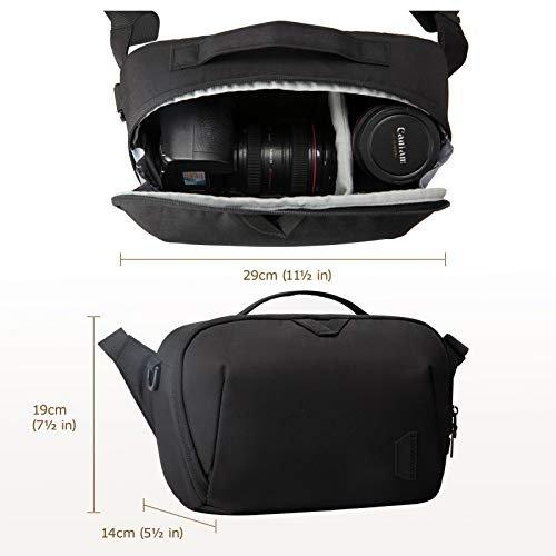 Only-bags.store  Sac pour appareil photo grand sac à bandoulière sac à bandoulière, pour appareil photo reflex numérique et accessoires 