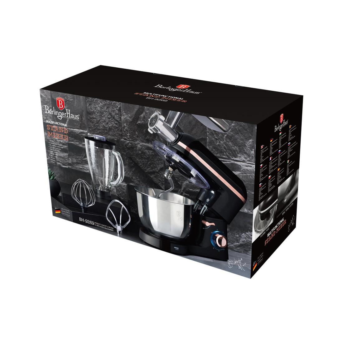Berlinger Haus Robot de cuisine 1400W Black Rose Collection  