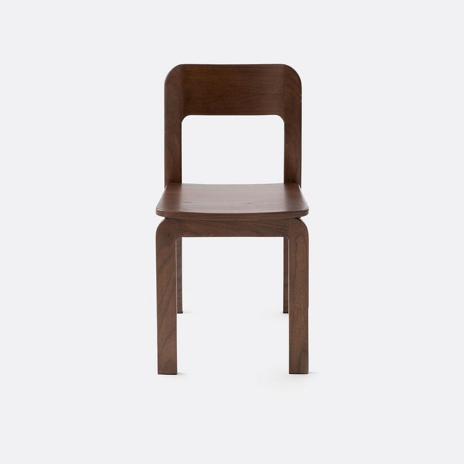 La Redoute Intérieurs Stuhl nussbaumfarben gebeizt  
