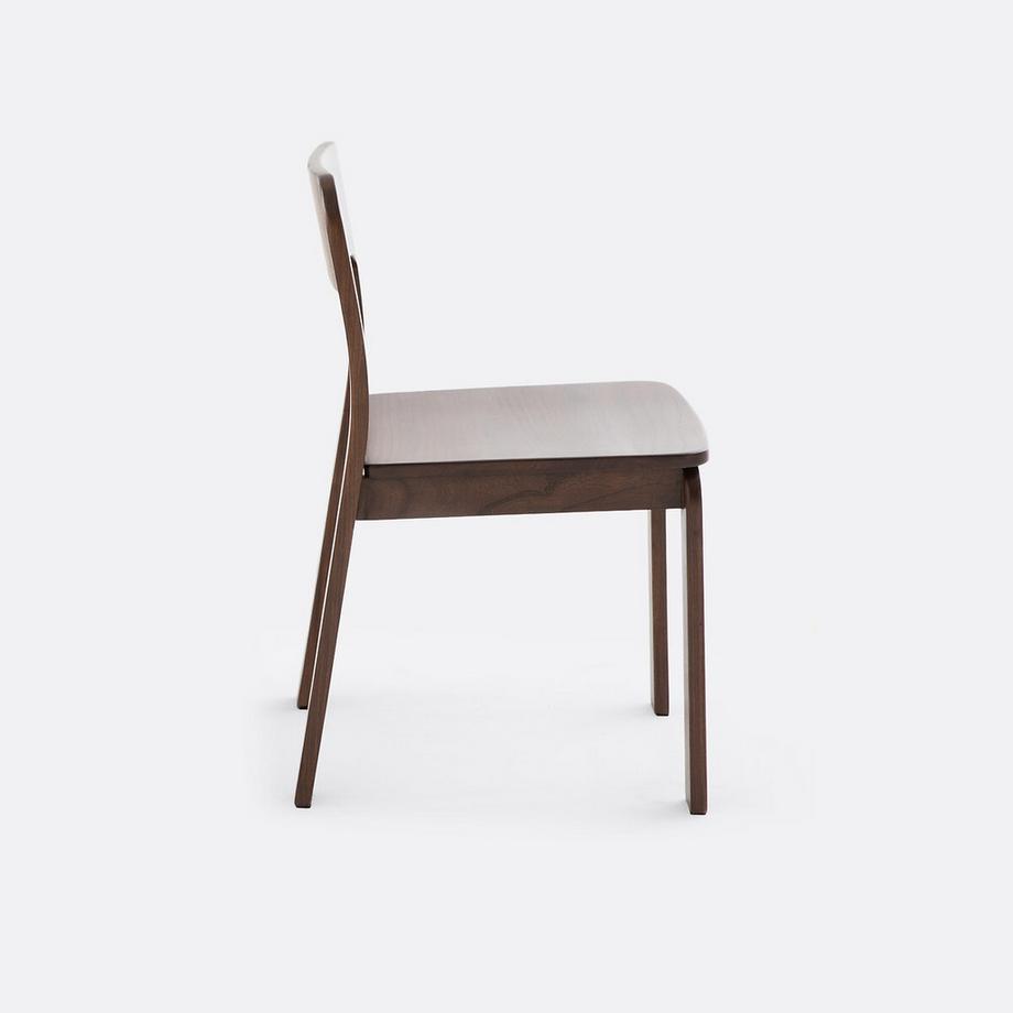 La Redoute Intérieurs Stuhl nussbaumfarben gebeizt  