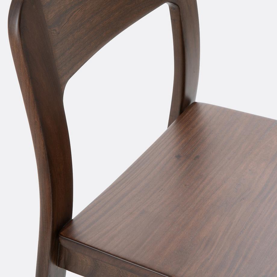 La Redoute Intérieurs Stuhl nussbaumfarben gebeizt  