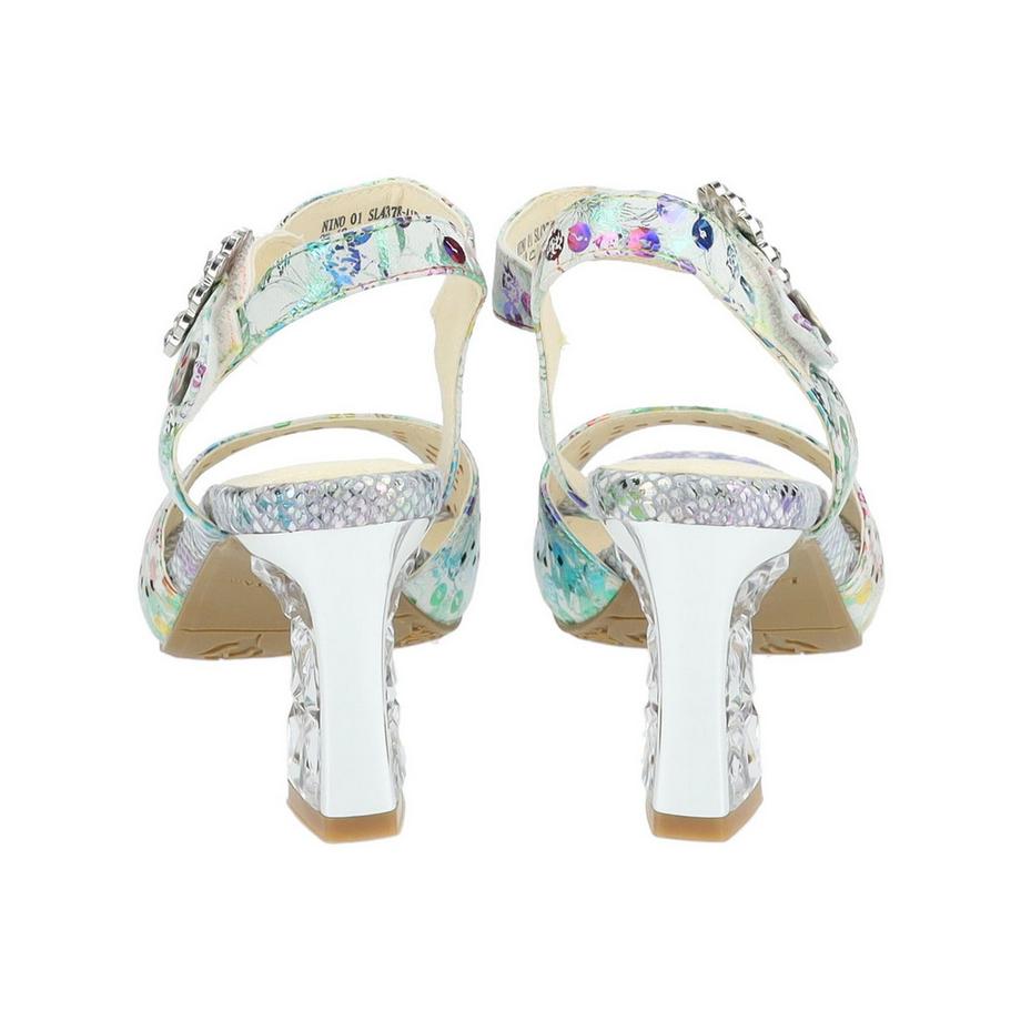 Laura Vita Nino 01 Sandales à motif floral  