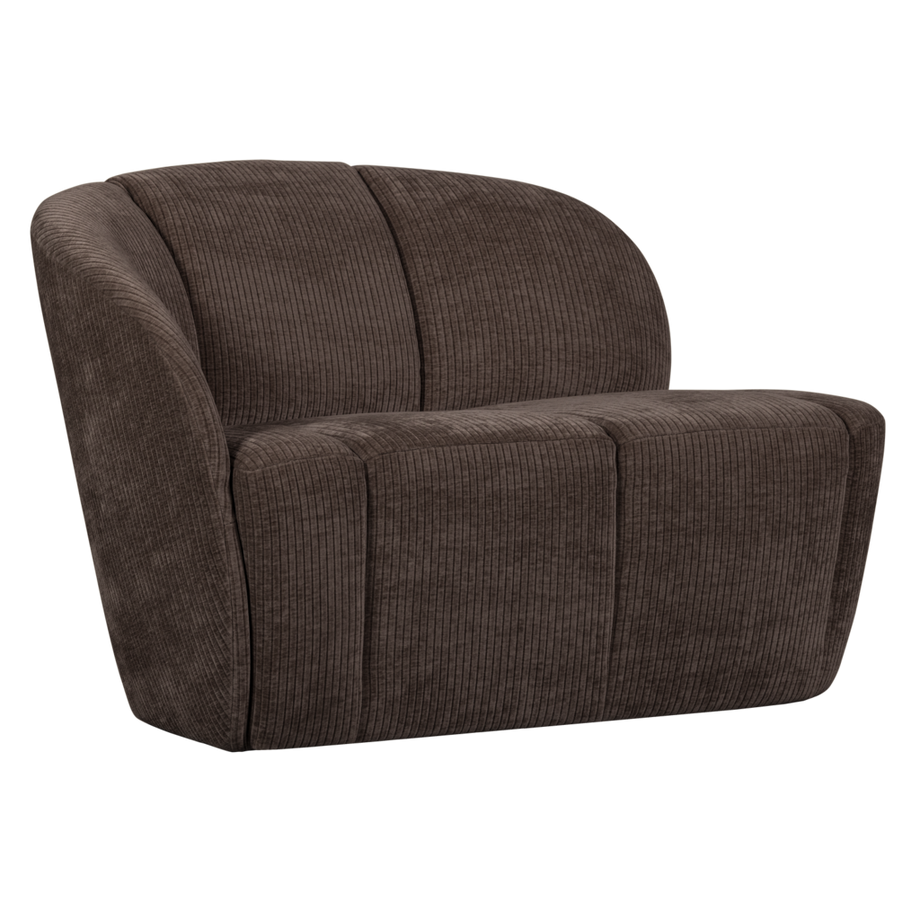 Sofa Mojo links gerippter Webstoff 112