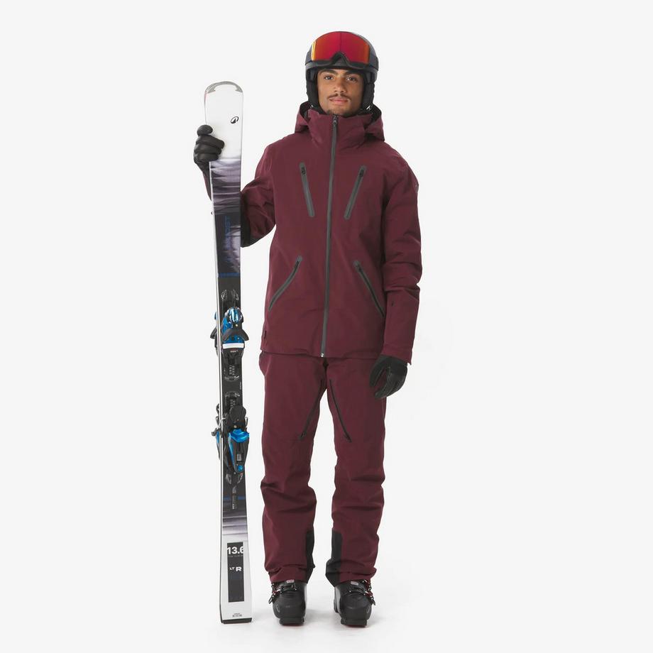 QUECHUA  Wasserdichte Skihose , SKP 900, weinrot 