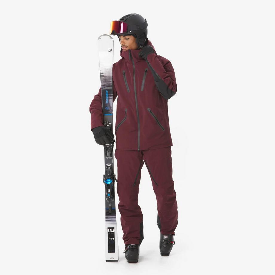 QUECHUA  Wasserdichte Skihose , SKP 900, weinrot 