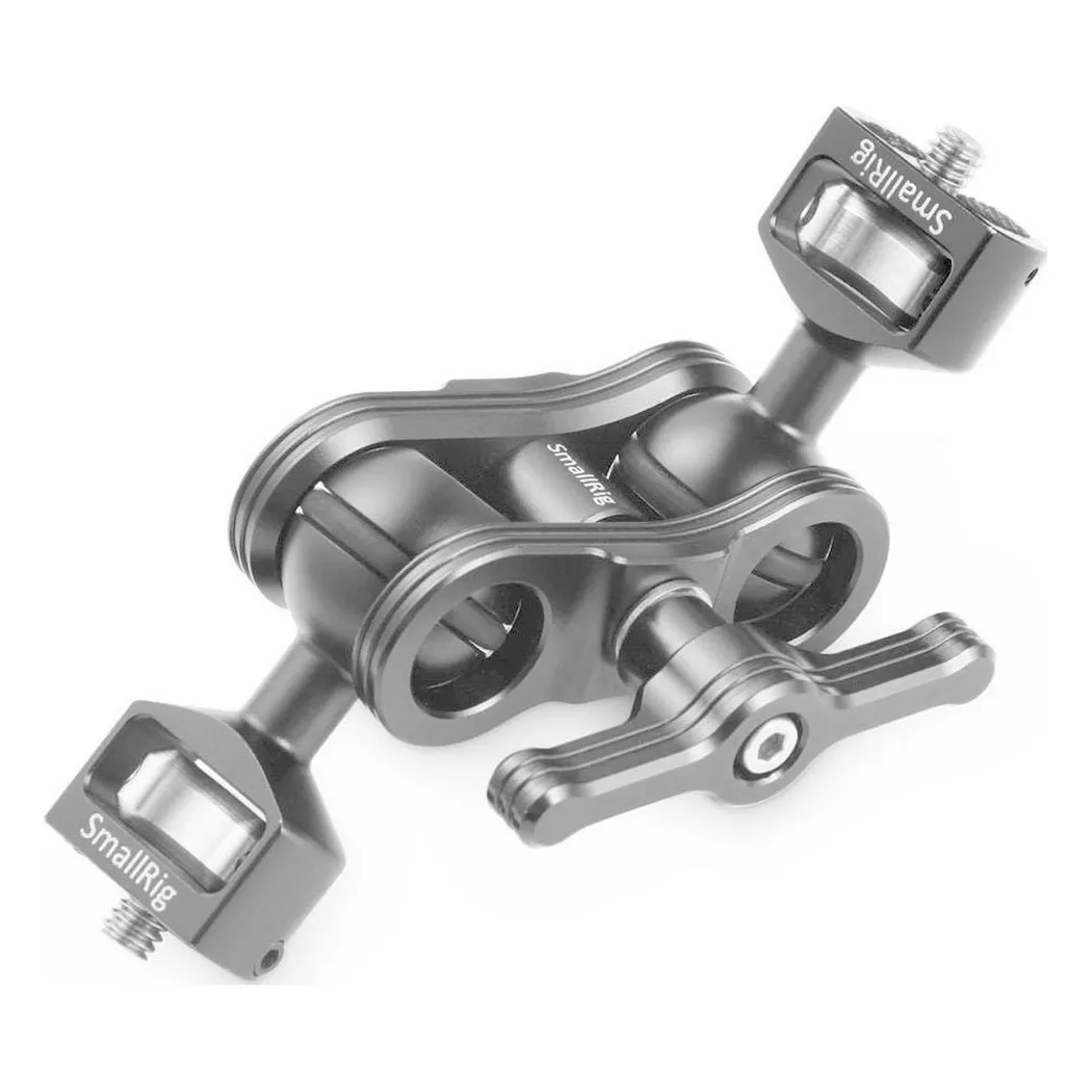 Brazo mágico SmallRig con cabezales de bola duales, tornillo de 1/4”-20, ajuste de rango completo de 360 grados para monitor, luz LED -2070B