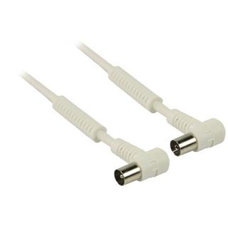 Nedis  Câble coaxial 120 dB Vinklad Koax Hane - Koax Hona 25.0 m Vit 