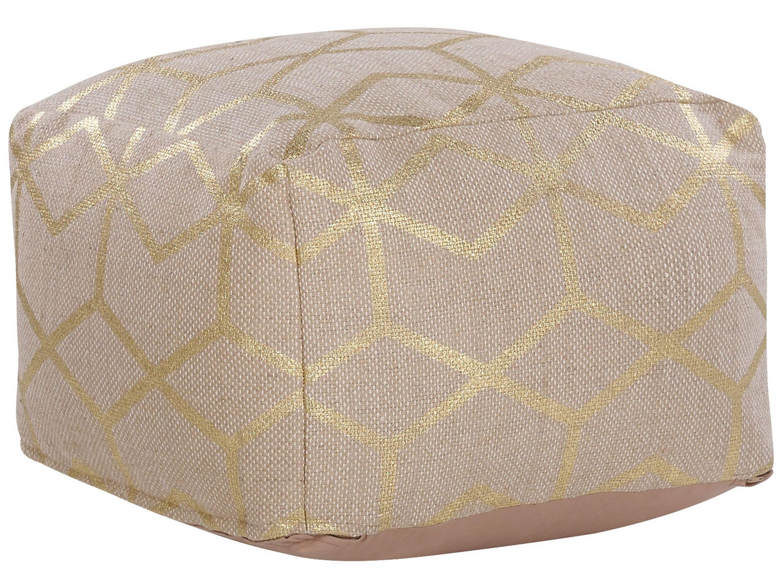 Beliani Pouf en Jute Moderne MAMALA  