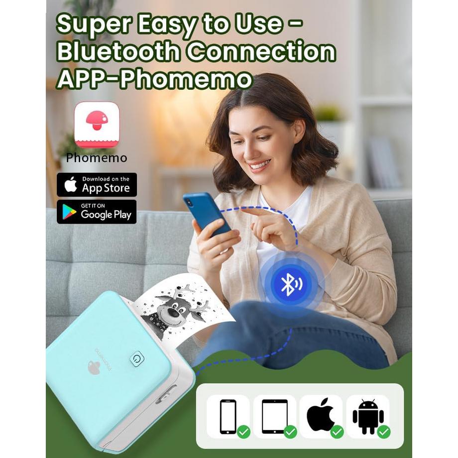 Phomemo  M02 PRO Bluetooth Mini-Drucker 