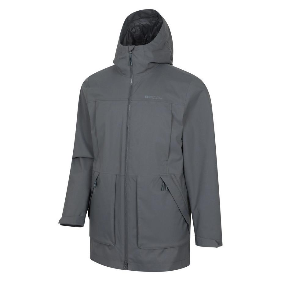 Mountain Warehouse Veste Imperméable Harbour avec Capuche  