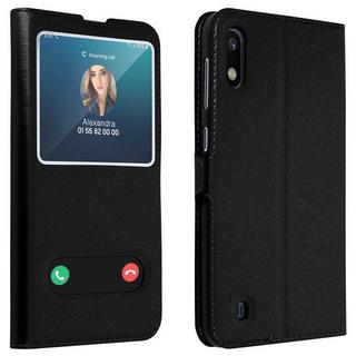 Avizar  Doppelfenster Cover Galaxy A10 Schwarz 