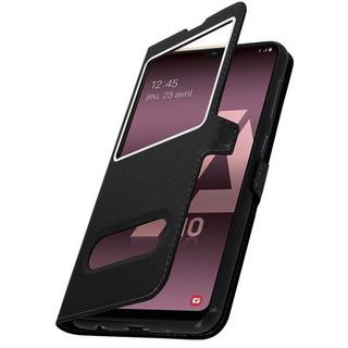 Avizar  Doppelfenster Cover Galaxy A10 Schwarz 