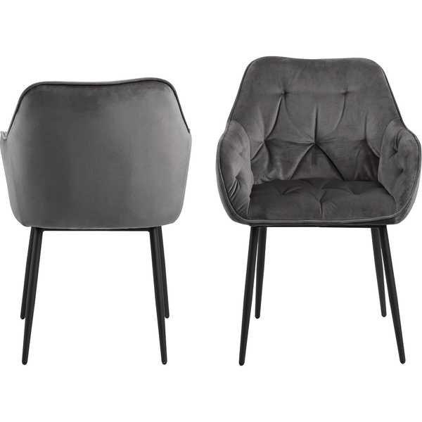 mutoni Fauteuil Aaron gris foncé  