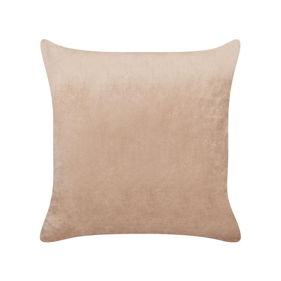 Beliani Lot de 2 coussins décoratifs en Fourrure synthétique Traditionnel BAKIRA  