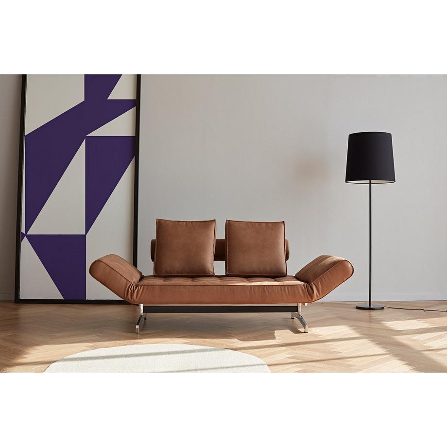 Innovation Living Daybed Ghia Chrome - Faunal Brown  