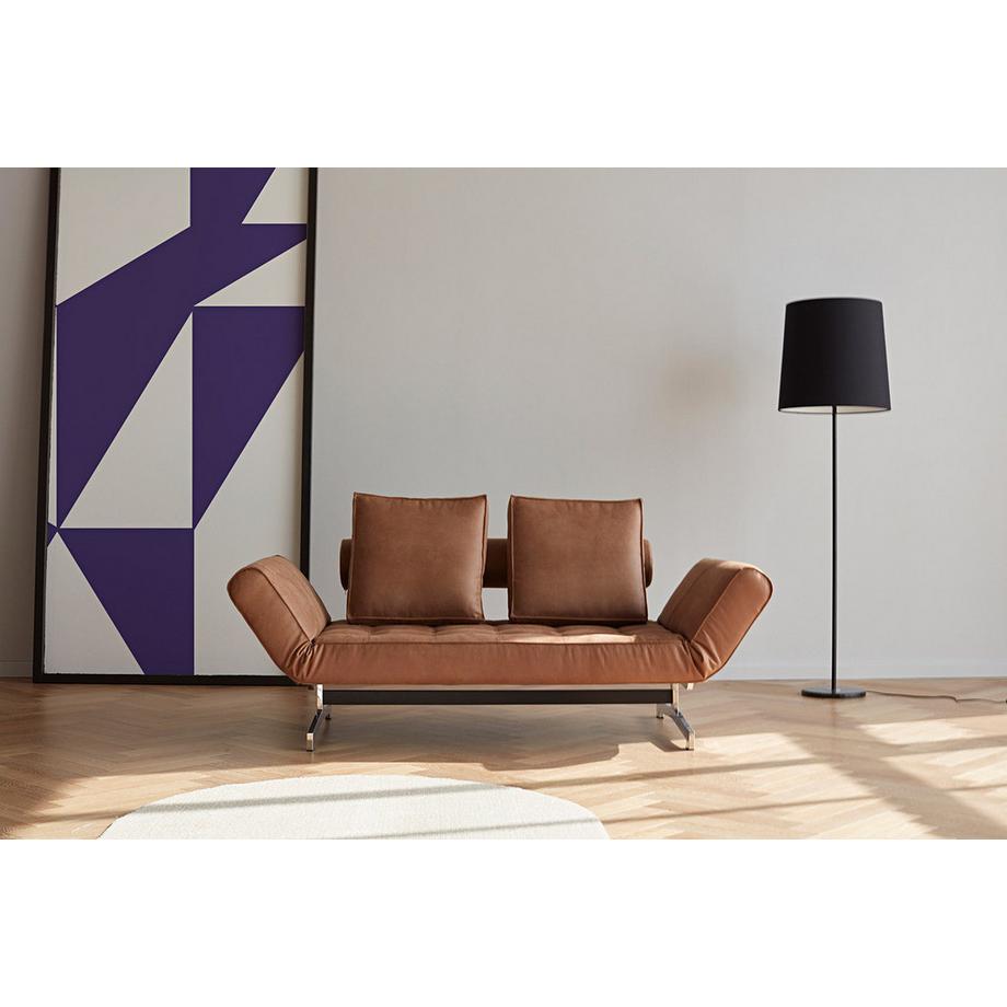 Innovation Living Daybed Ghia Chrome - Faunal Brown  