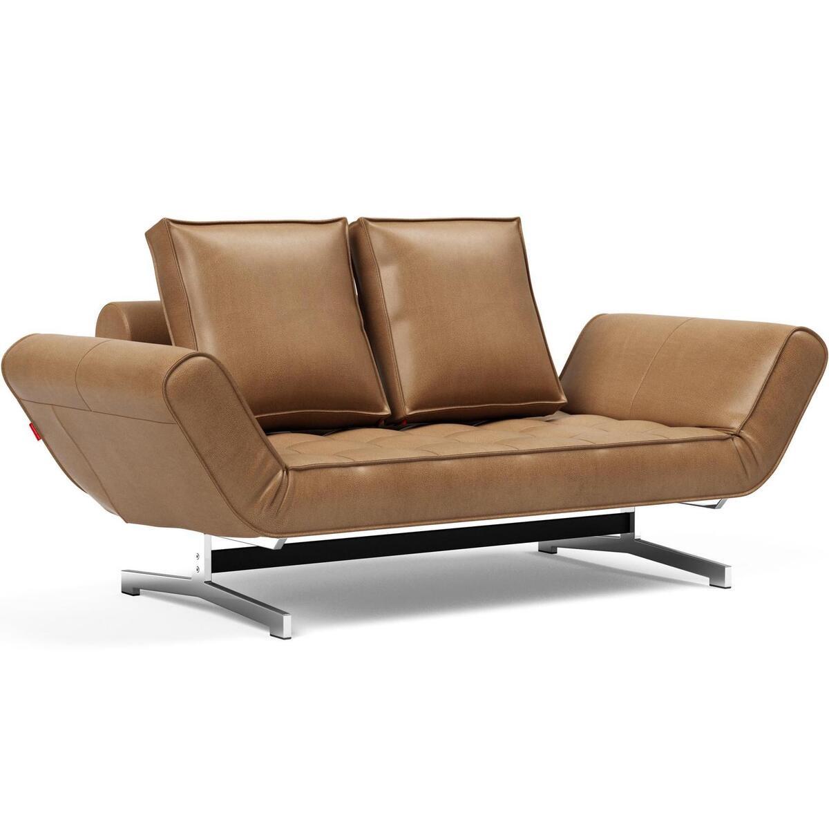 Innovation Living Innovation Daybed Ghia Chrome - Faunal Brown  