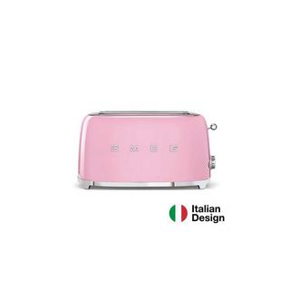 SMEG Tostapane a 2 slot lungo - rosa  