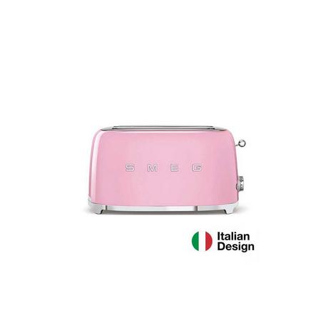 SMEG Tostapane a 2 slot lungo - rosa  