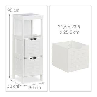 B2X Meuble de salle de bain blanc  
