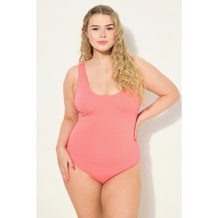 Studio Untold Badeanzug Softcups Glitzereffekt Rundhalsausschnitt  