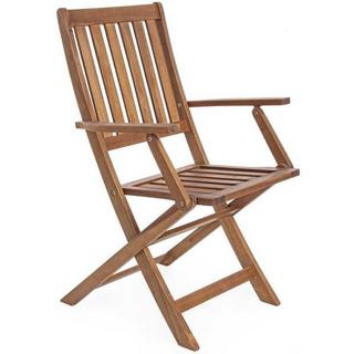 mutoni Chaise de jardin en bois avec accoudoirs Mali  