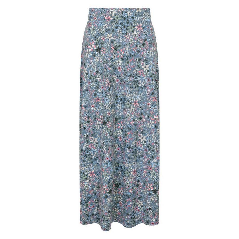 Jupe Longue À Taille Élastiquée Motiftyle Floral
