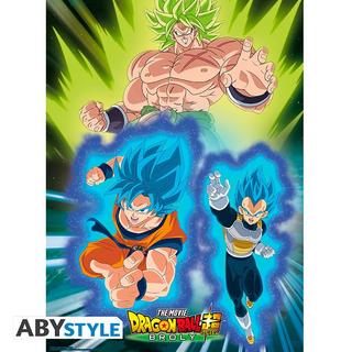 Abystyle  Poster - Pack de 2 - Dragon Ball - Saiyan 