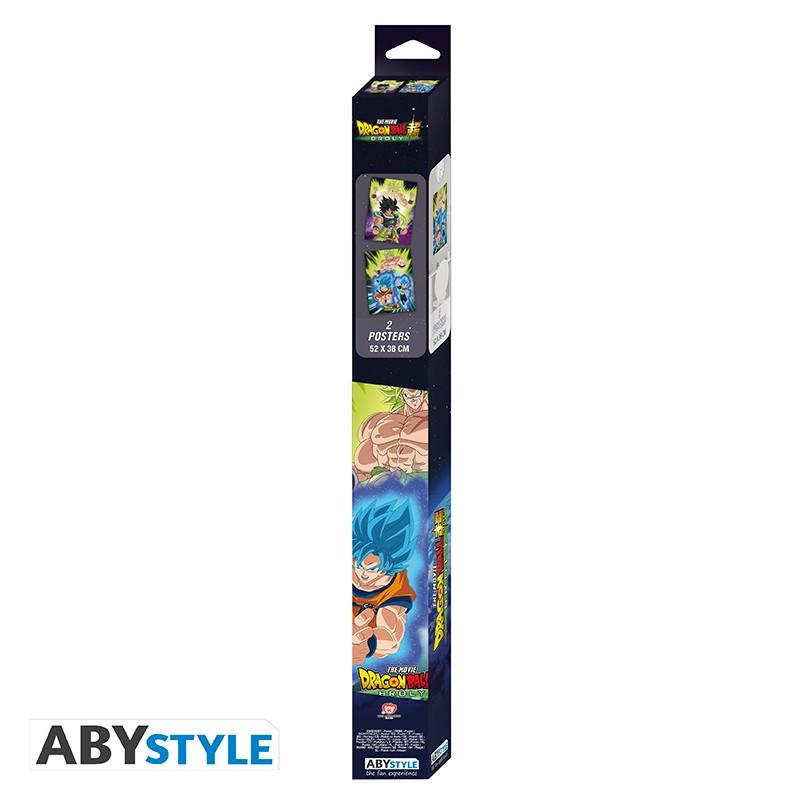 Abystyle  Poster - Pack de 2 - Dragon Ball - Saiyan 