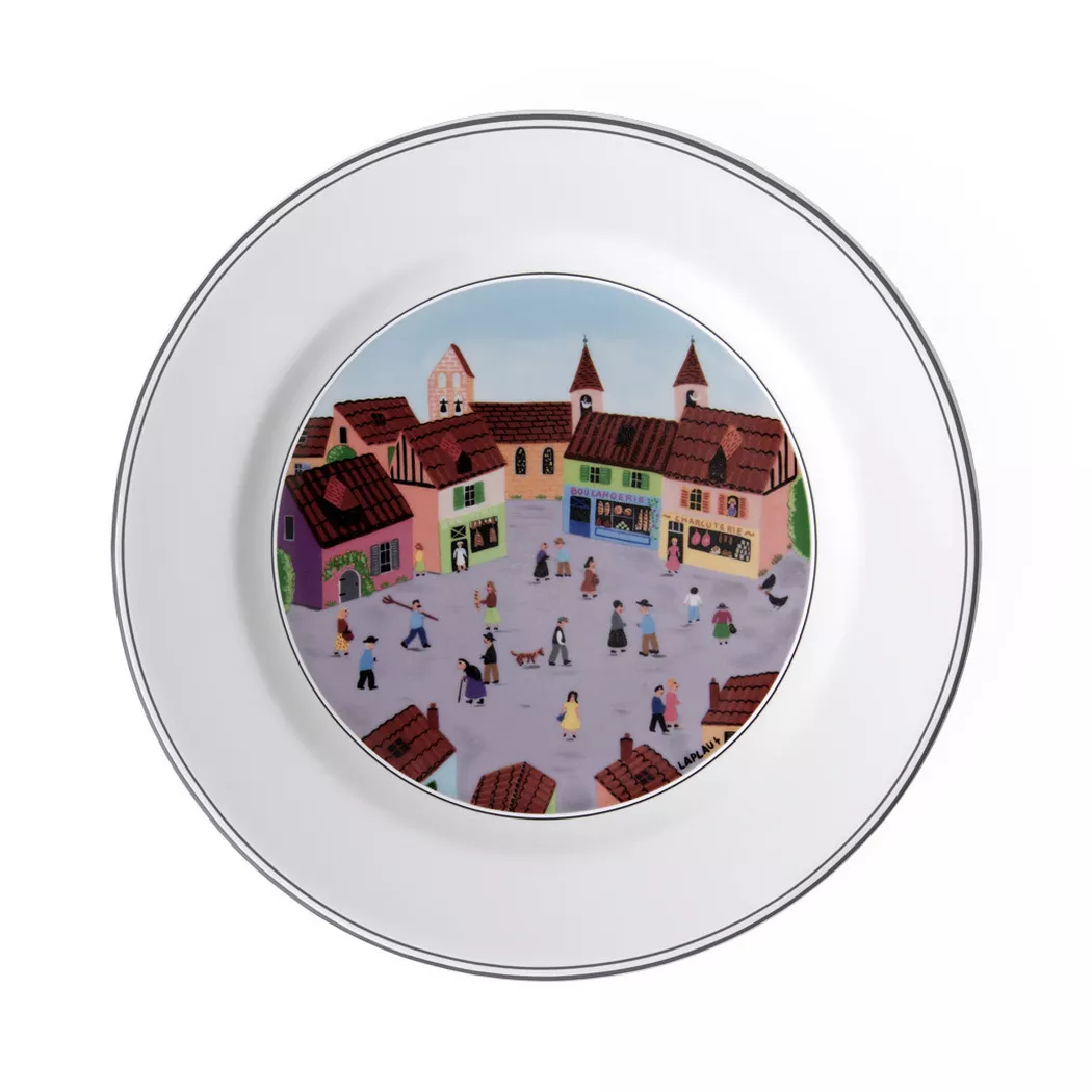 Design Naif Village Frühstücksteller 21 cm