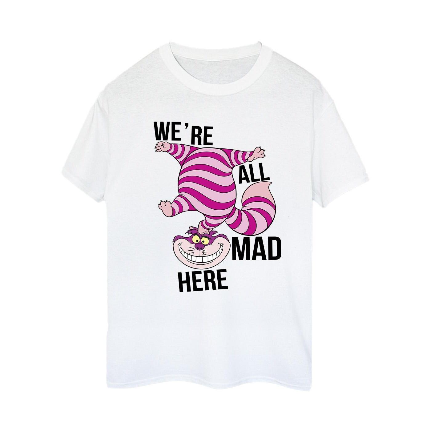 Disney  Tshirt ALICE IN WONDERLAND ALL MAD HERE 