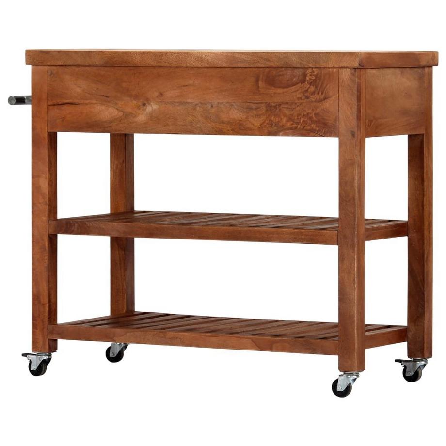 VidaXL Chariot de cuisine bois  