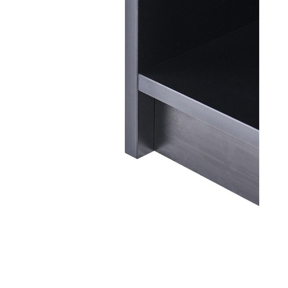 Beliani Bücherregal mit 3 Ebenen aus Faserplatte Minimalistisch ZEHNA  