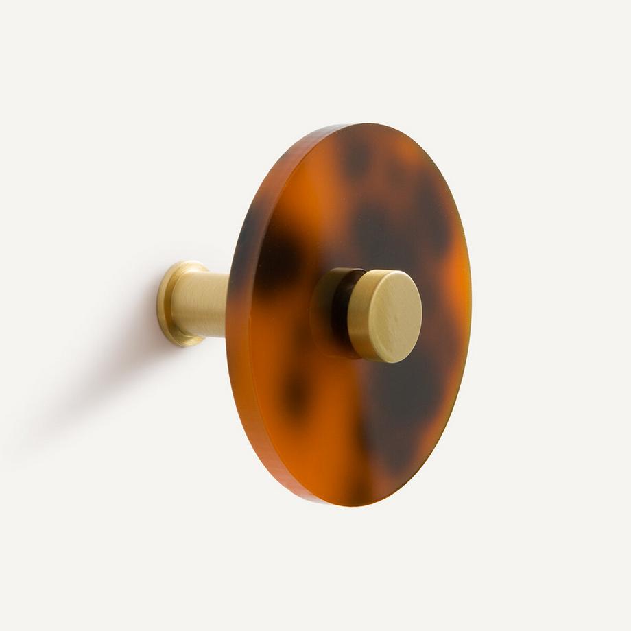 3er-Set Kleiderhaken Paula aus gefärbtem Acetat