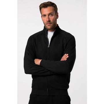 Sweatjacke, Fitness, Stehkragen, bis 7 XL