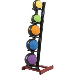 Gorilla Sports  RACK DE RANGEMENT POUR 5 MÉDECINE BALLS | MUSCULATION 