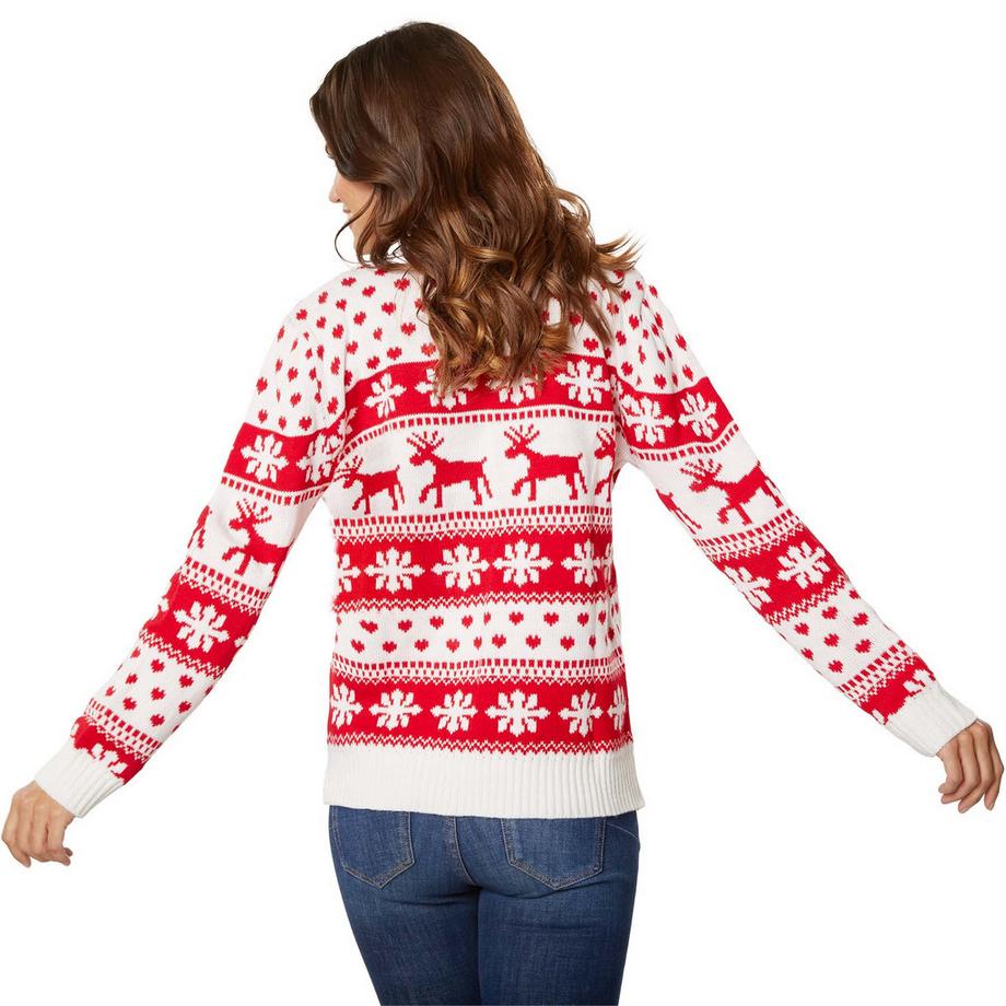 Tectake Pullover natalizio Winterzauber da donna  