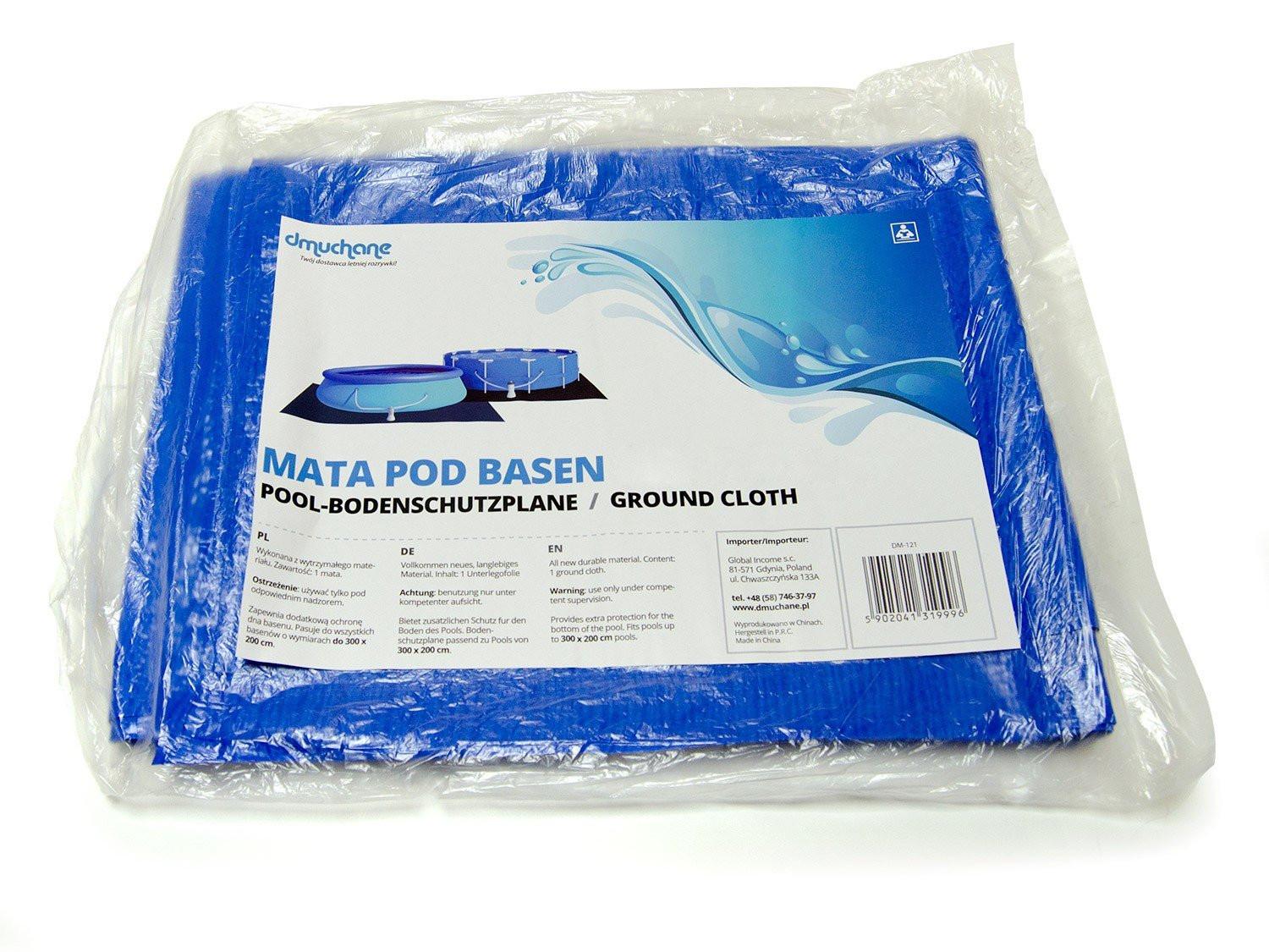 B2X Vielseitige Schutzmatte und Plane für Gartenpool 274 x 274 cm DM-111  