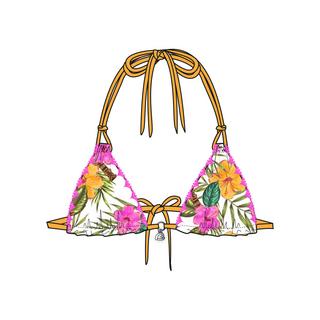 BANANA MOON Nuco Tortuga bedrucktes Triangel Bikini-Top  