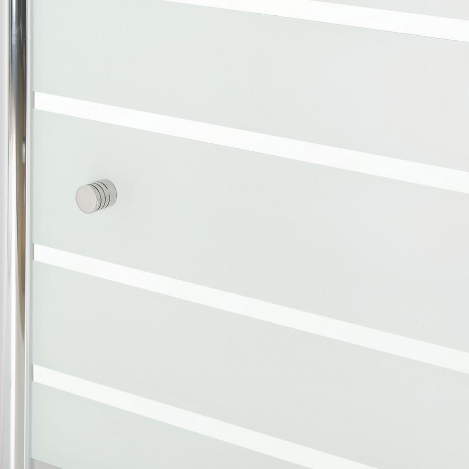 Beliani Paroi de bain douche en Verre de sécurité  TUAPI II  